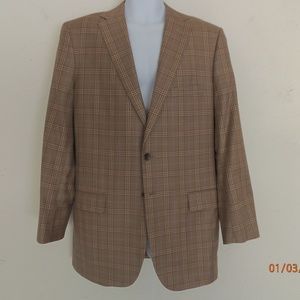 Brown w/ blue Windowpane Blazer
